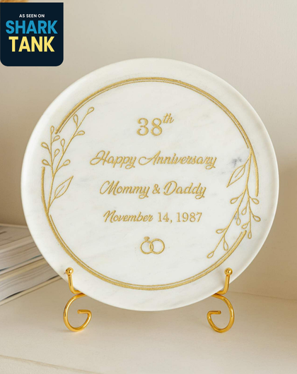 Personalised Marble Display Plate