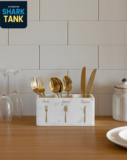 Marble Cutlery Holder (Choose Options)
