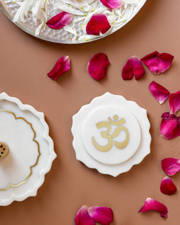 Marble Om for Mandir